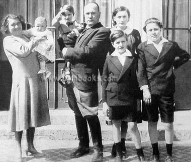 Mussolini Family - 1930