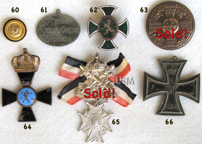 Nazi badges, pins, medals