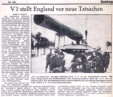 Nazi V1 rocket