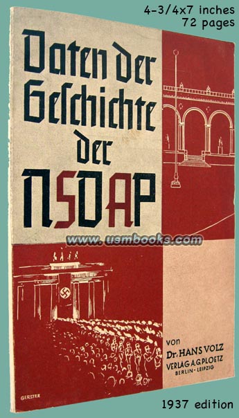 Daten and Geschichte der NSDAP