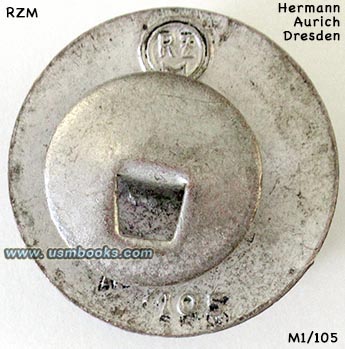 NSDAP Party Badge with Button Hole Backing