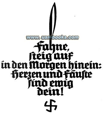 Nazi swastika flag poem