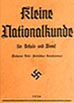 1940 primer on Nazi Germany and the NSDAP Kleine Nationalkunde