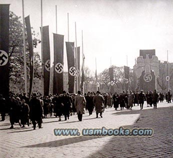 3. Reich Strassenschmuck in Berlin, August 1936