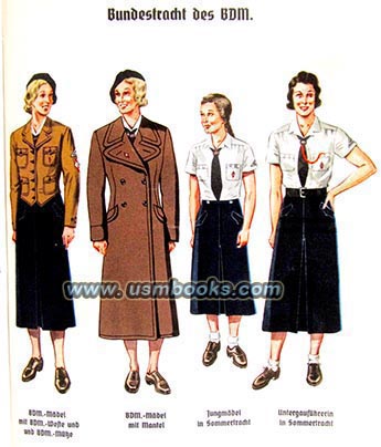 Nazi BdM uniforms