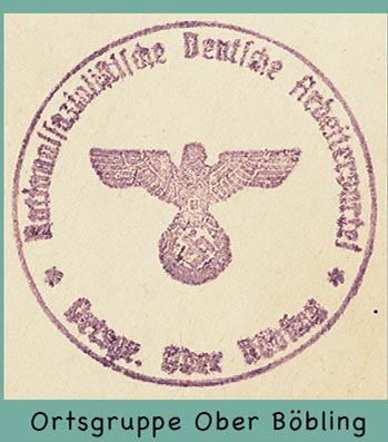 NSDAP Ortsgruppe Ober Bbling