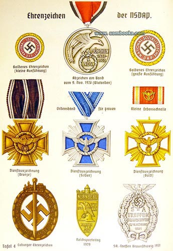 Nazi Party medals and decorations