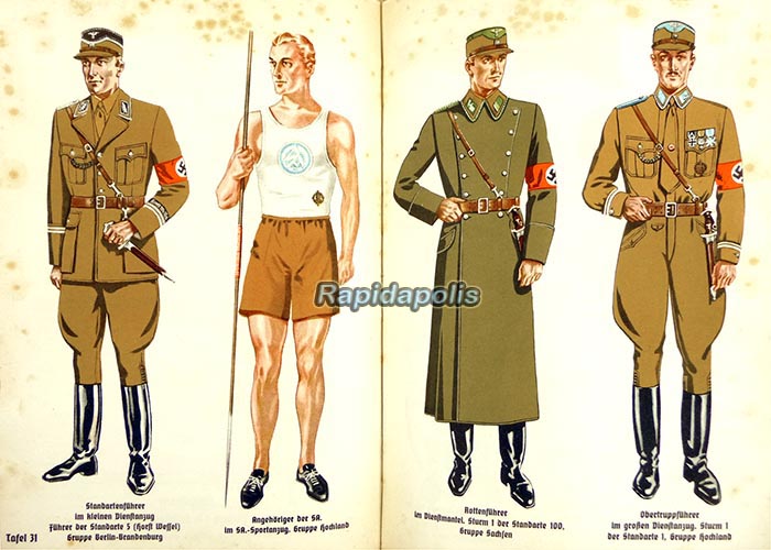 SA uniforms, SA dagger, SA Sportanzug