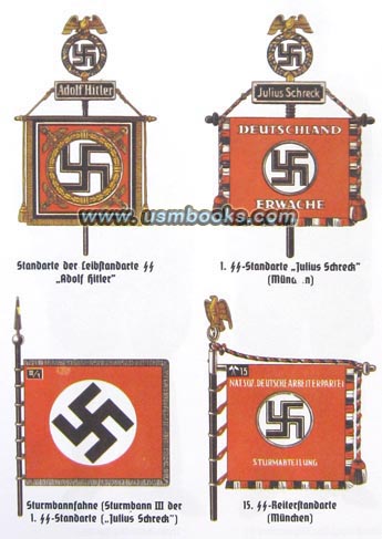 Nazi swastika, SS flags
