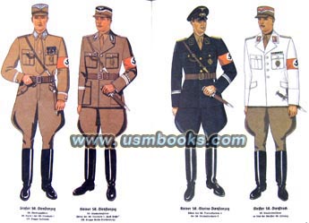 SA and SS uniforms