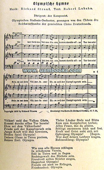 Olympic Hymn, Richard Strauss