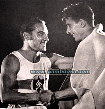 Erich Borchmeyer, Glenn Morris, 1936 Olympic Games Berlin