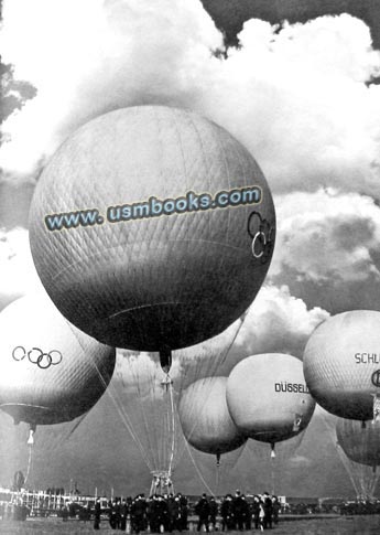 1936 Olympic air balloons