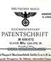 1940 Nazi patent Richard Raupach Maschinenfabrik Görlitz GmbH