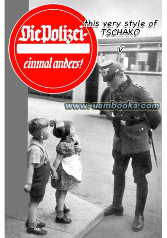 Nazi policeman with Shako