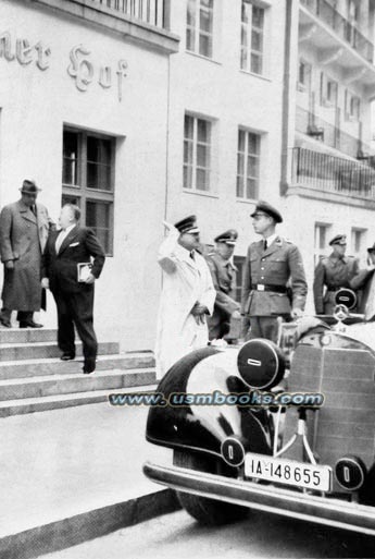Adolf Hitler at the Berchtesgadener Hof