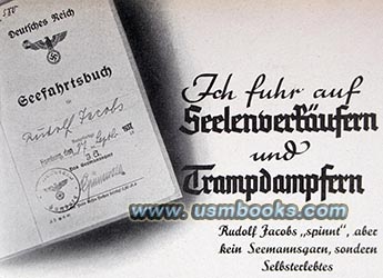 Nazi eagle and swastika Seefahrtsbuch