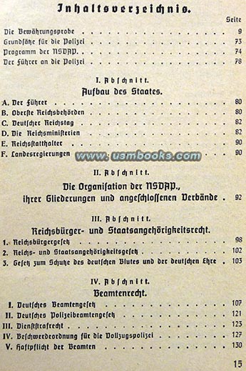 Die deutsche Polizei:Taschenkalenderfr dieSchutzpolizeides Reiches und der Gemeinden undVerwaltungspolizei 1941