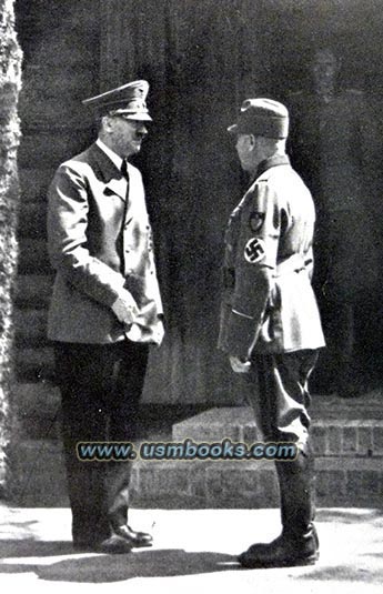 Adolf Hitler greeting Reichsarbeitsfhrer Konstantin Hierl, Fuhrerhauptquartier
