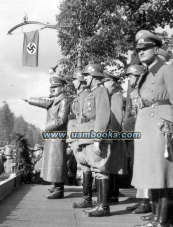 Hitler and his Generals during the Victory Parade in Warsaw