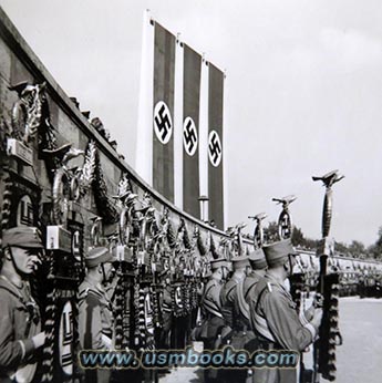 Nazi Standarten Zeppelinwiese, 1939 Nazi Party Day Grossdeutschland