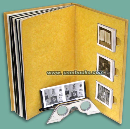 Third Reich 3-D stereo photo book MUNICH