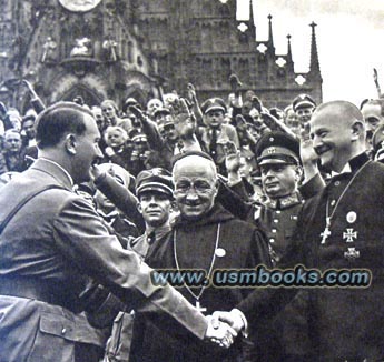 Hitler greeting Reichsbischof Mueller