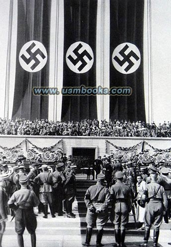 Nazi swastika banners, Reichsparteitaggelaende