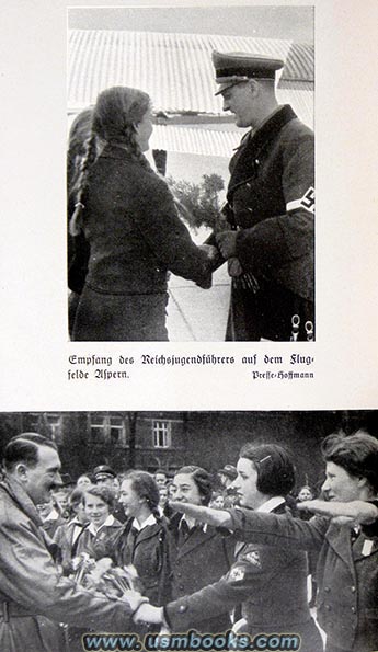 Reichsjugendfhrer Baldur von Schirach, Hitler with BdM girls