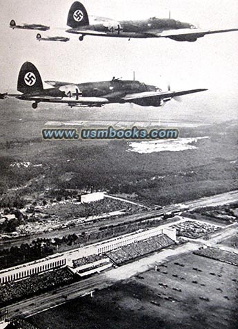 Luftwaffe above the Nazi Party Day grounds in Nuremberg