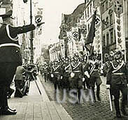 Nazi police parade