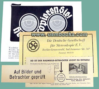 3. Reich Raumbildalbum mit Raumbildbrille