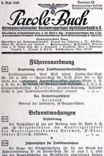 SS promotions, SS-Gruppenfhrer Reinhard, Reichsfhrer-SS Himmler
