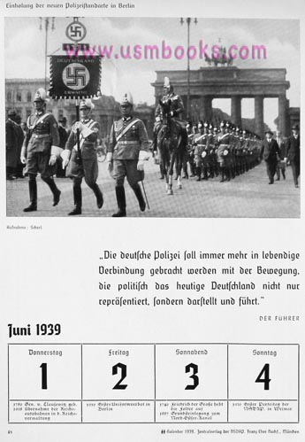 Nazi police parade