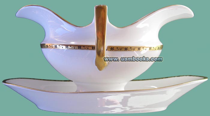 Nazi SS porcelain gravy boat