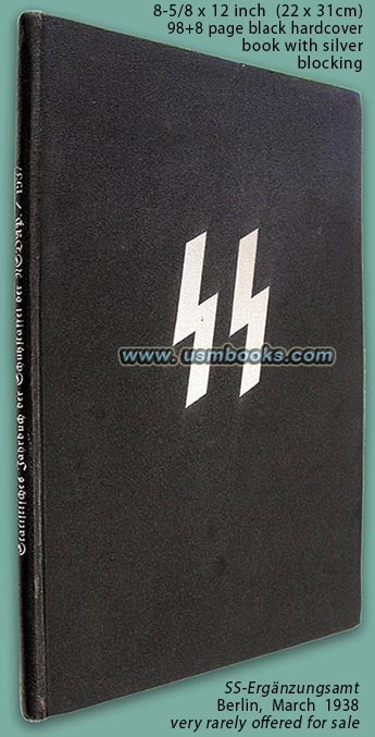 Statistisches Jahrbuch der Schutzstaffel der NSDAP 1937 Nur für den Dienstgebrauch!