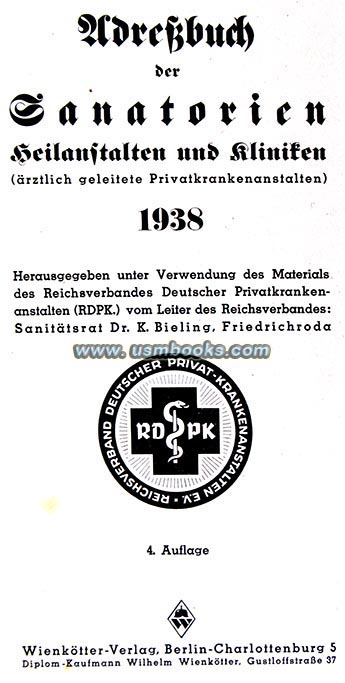 private medical clinics run by medical doctors in Nazi Germany