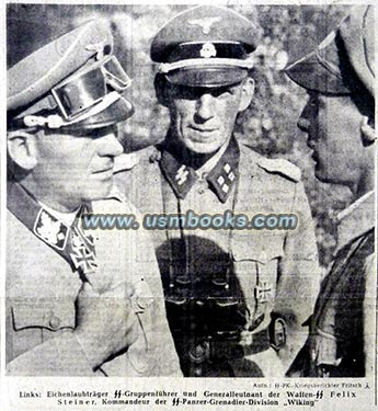 SS-Gruppenfhrer Felix Steiner, Commander of SS-Panzer-Grenadier Division Wiking