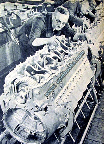 Luftwaffe plane engine manufacture