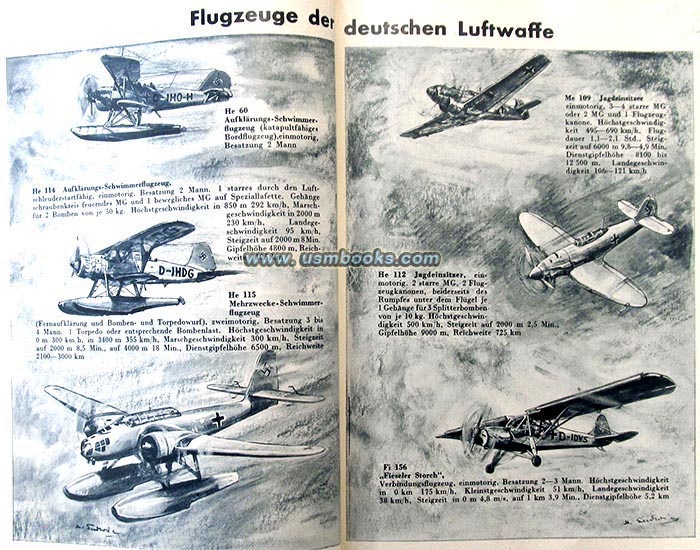Luftwaffe airplanes