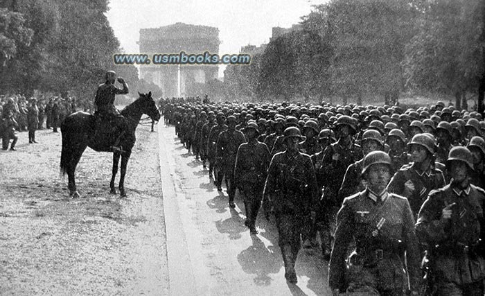 Nazi parade in Paris 1940