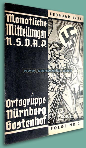 Monatliche Mitteilungen NSDAP Ortsgruppe Nrnberg Gostenhof, Febr. 1935