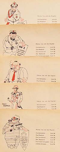 Nazi caricatures