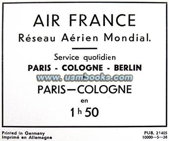 Air France advertising 1938