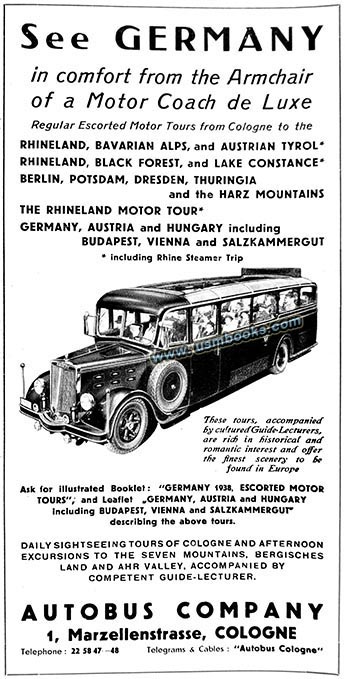 bus tours through Nazi Germany