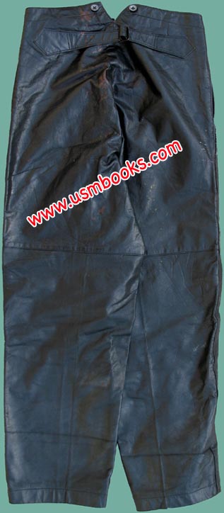 Leather Nazi submarine pants