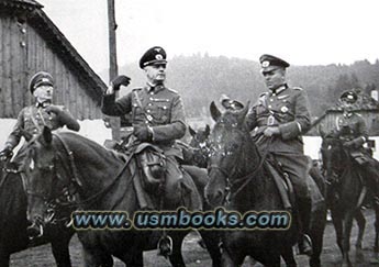 Nazi generals on horseback