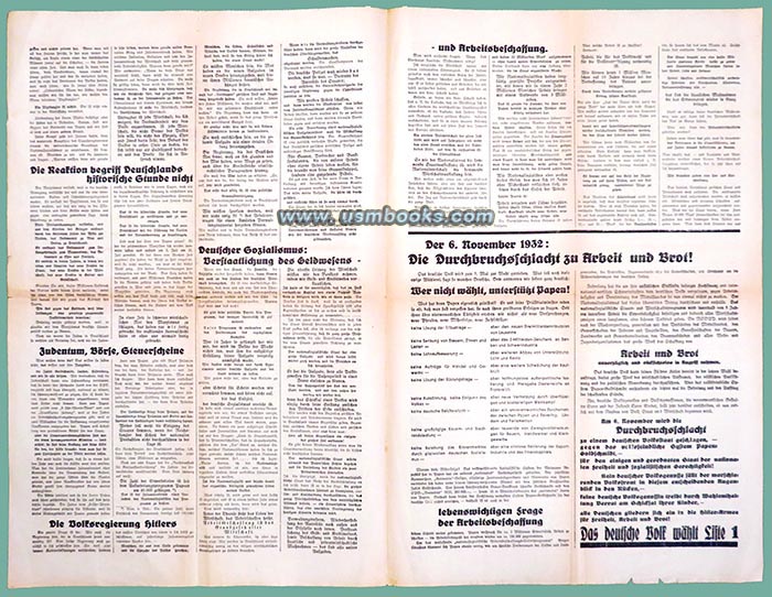 Nazi newspaper Volkskampf, Offizielles Organ der NSDAP Kreis Kiel