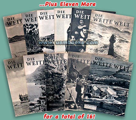 Die weite Welt, WW2 Luftwaffe magazine, Wehrbetreuung der Luftwaffe, Nationalsozialistischen Fhrungsstab der Luftwaffe