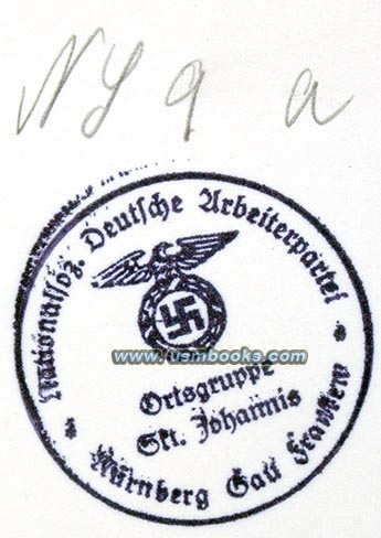 NSDAP Ortsgruppe St. Johannis in Nrnberg, Gau Franken